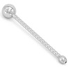 UrethralPlay Plug d'urètre percé Long Ball 10cm